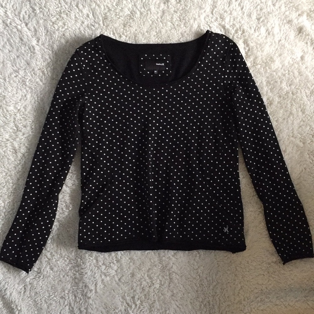 Hurley Oversized Polka Dot Sweater